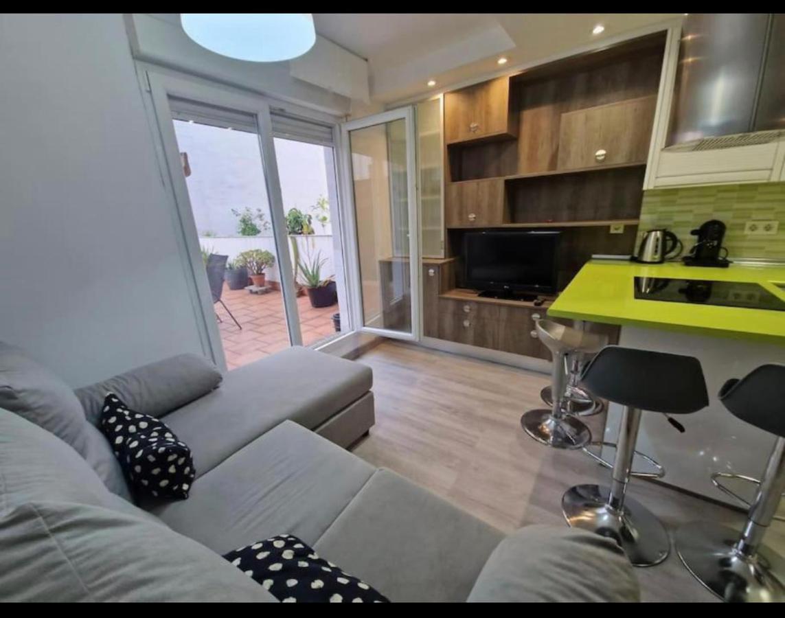 Apartamento Con Terraza Y Parking Gijón Rom bilde